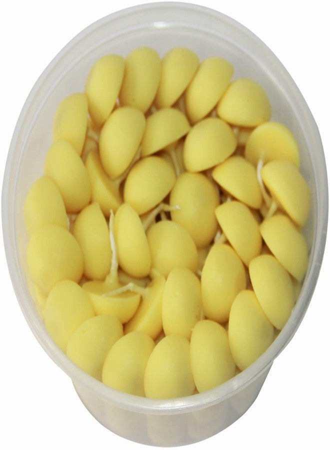 OGU Ghee Diya Batti,Jyot Batti for Pooja Aarti and Special Occasions,Handmade Ghee Diya Batti - Pack of 50 Pcs - Image 1